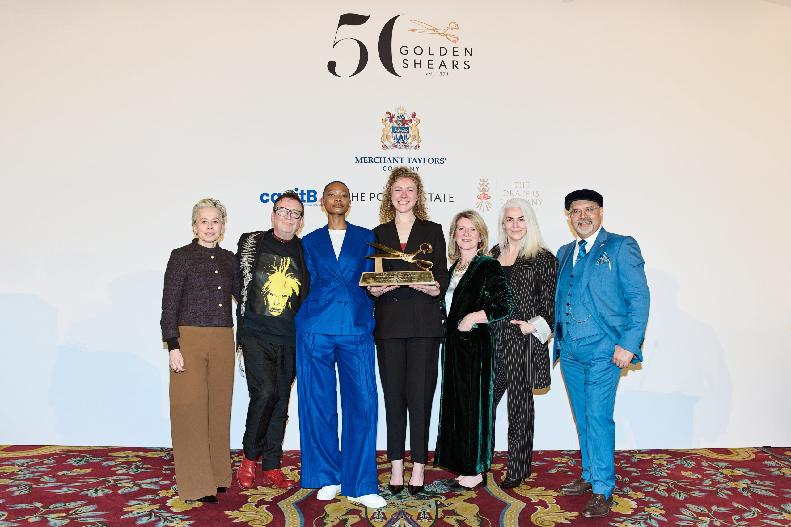 Golden_Shears_2025_Joanna Spreadbury – Huntsman Apprentice (The Golden Shears) with Style Judges